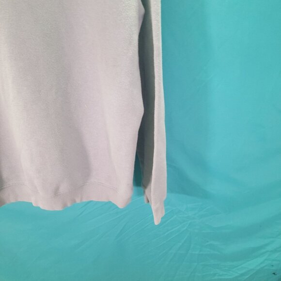 H&M Relaxed Fit Gray Hoodie Sweatshirt Size L - Picture 9 of 10